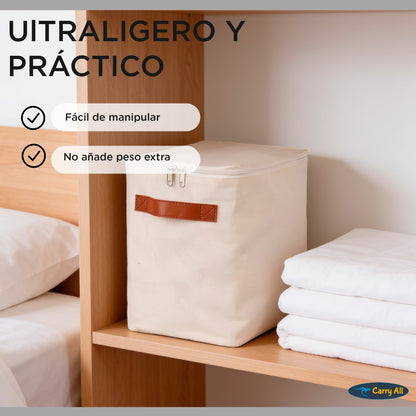 Pack 4 Bolsas Organizadoras Plegables Carry All De Lino S