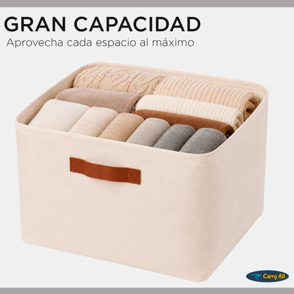 Cesta Organizadora Plegable Carry All De Lino M