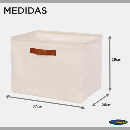Cesta Organizadora Plegable Carry All De Lino M