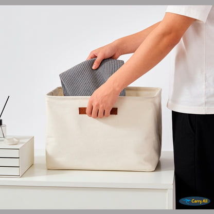 Cesta Organizadora Plegable Carry All De Lino M