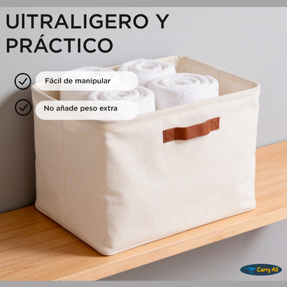 Cesta Organizadora Plegable Carry All De Lino M