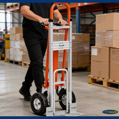 Carro De Carga Plegable 4 En 1 Titan 350 Kilos Plus Carry All Tipo Yegua O Plataforma