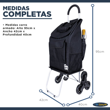 Carrito De Compras Plegable Escalador DBest Stair Climber 40 Litros Trolley Dolly