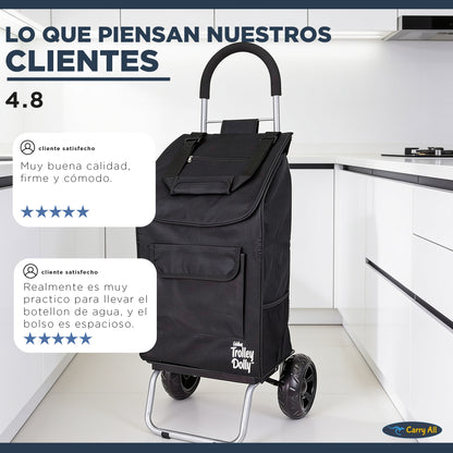 Carrito De Compras Plegable DBest Carro Feria Yegua 42 Litros Trolley Dolly