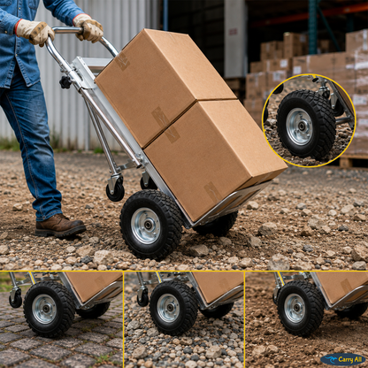 Rueda de Repuesto Neumática 10 Pulgadas Carry All para Carro de Carga Tipo Yegua