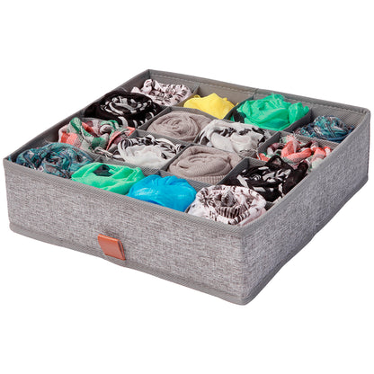 Organizador 16 Divisiones Carry All Ropa Interior Calcetines Accesorio