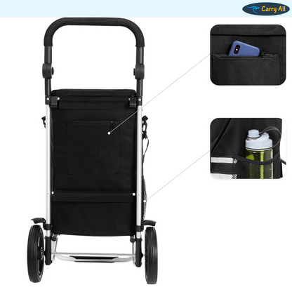 Carrito de Compra Plegable Carry All Perth 52 Litros Bolso Cooler Carro Feria