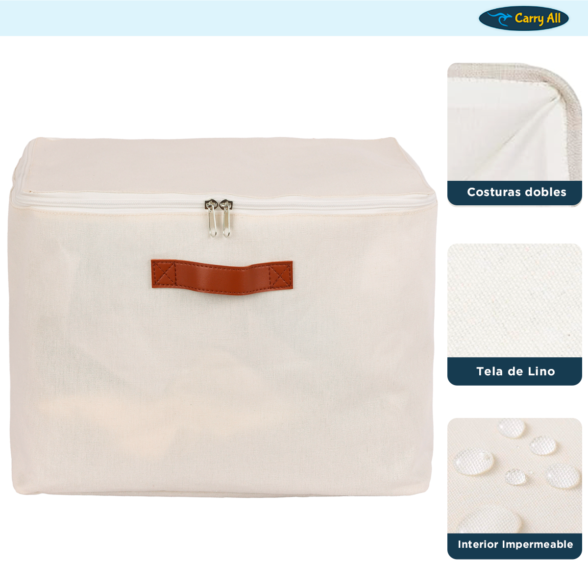 Bolsa Organizadora Plegable Carry All De Lino M