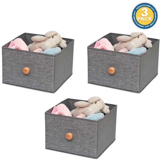 Pack 3 Cajitas Organizadoras Carry All Closet Ropa Accesorios L