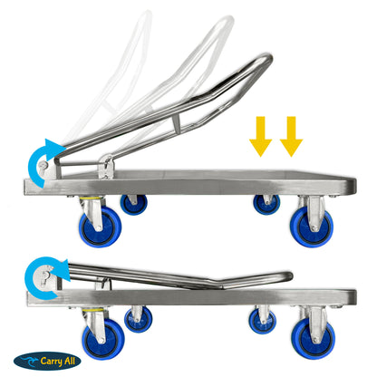 Carro De Carga Plegable Carry All Ranger 200 Kilos Tipo Plataforma