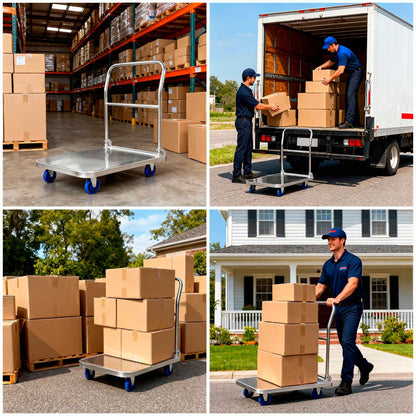 Carro De Carga Plegable Carry All Ranger 200 Kilos Tipo Plataforma