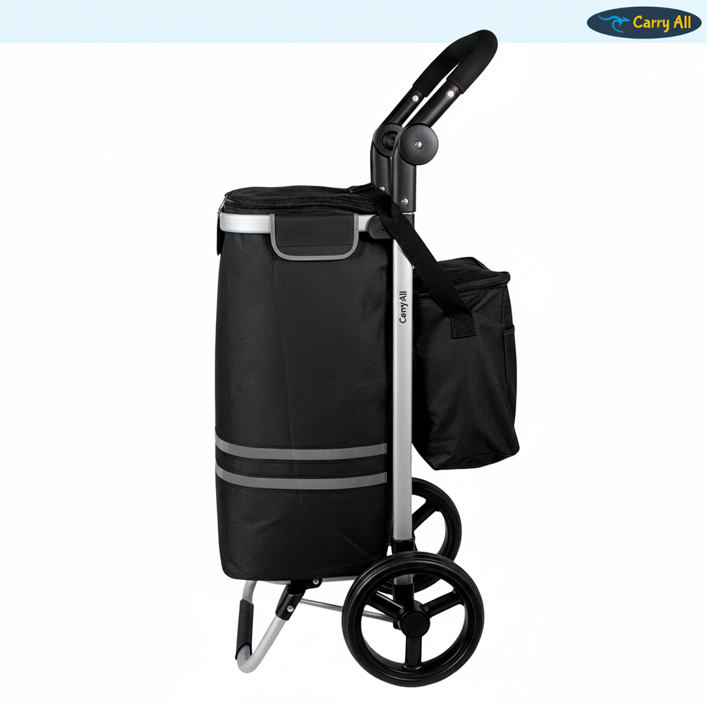 Carrito de Compra Plegable Carry All Perth 52 Litros Bolso Cooler Carro Feria